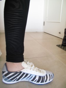 Tiger lace leggings & Tiger print sneakers Stella McCartney x Adidas